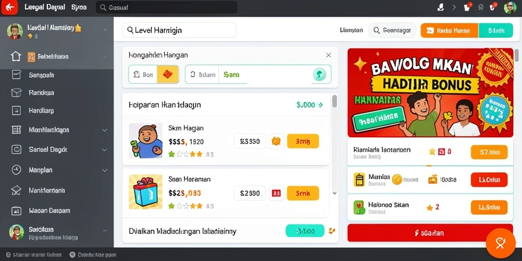 Mode multiplayer yang memungkinkan interaksi antar pemain.