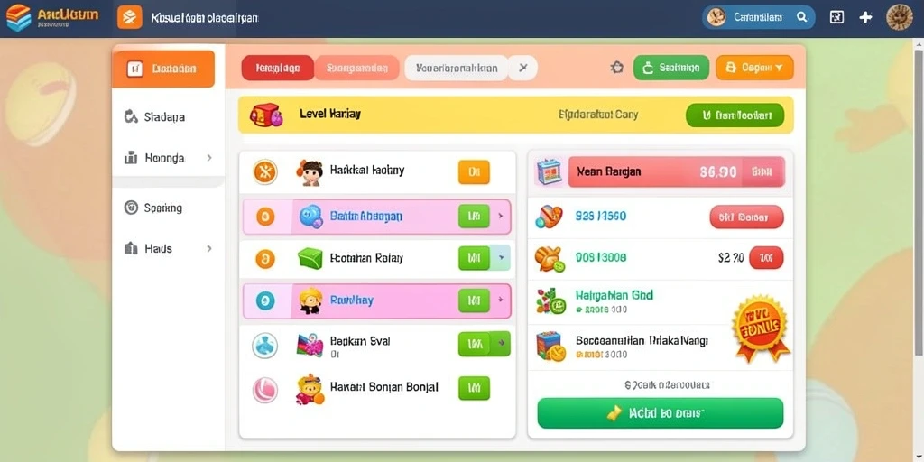Fitur bonus yang melimpah menambah kesenangan bermain.
